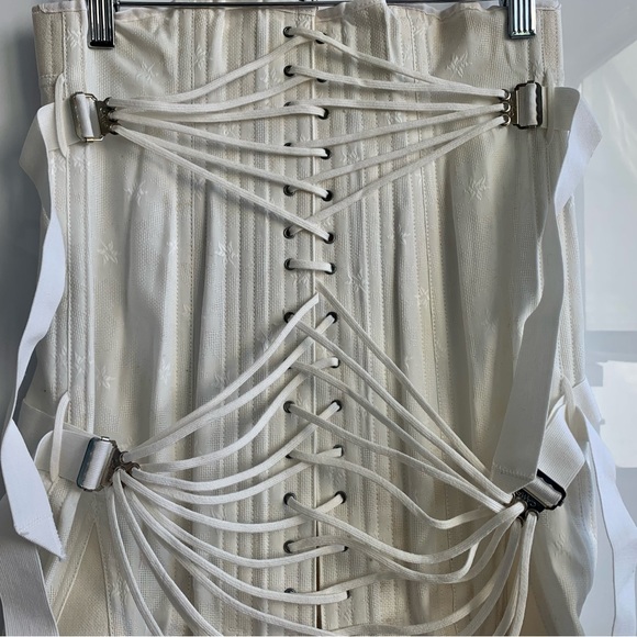 CAMP Vintage Bridal Corset Girdle Corset 29” Garters Shaper Ref. # 9144 White - Picture 5 of 17